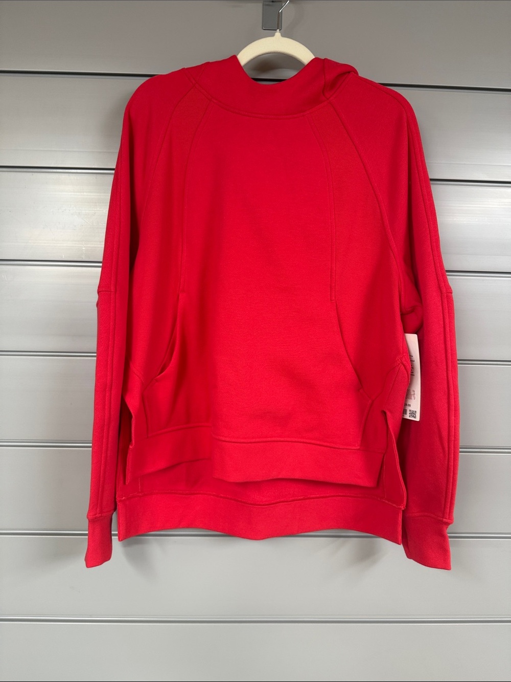 Lululemon Women's pink/red Pullover Sweatshirt with  hoodie